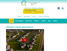 Tablet Screenshot of bannabeachhotel.net